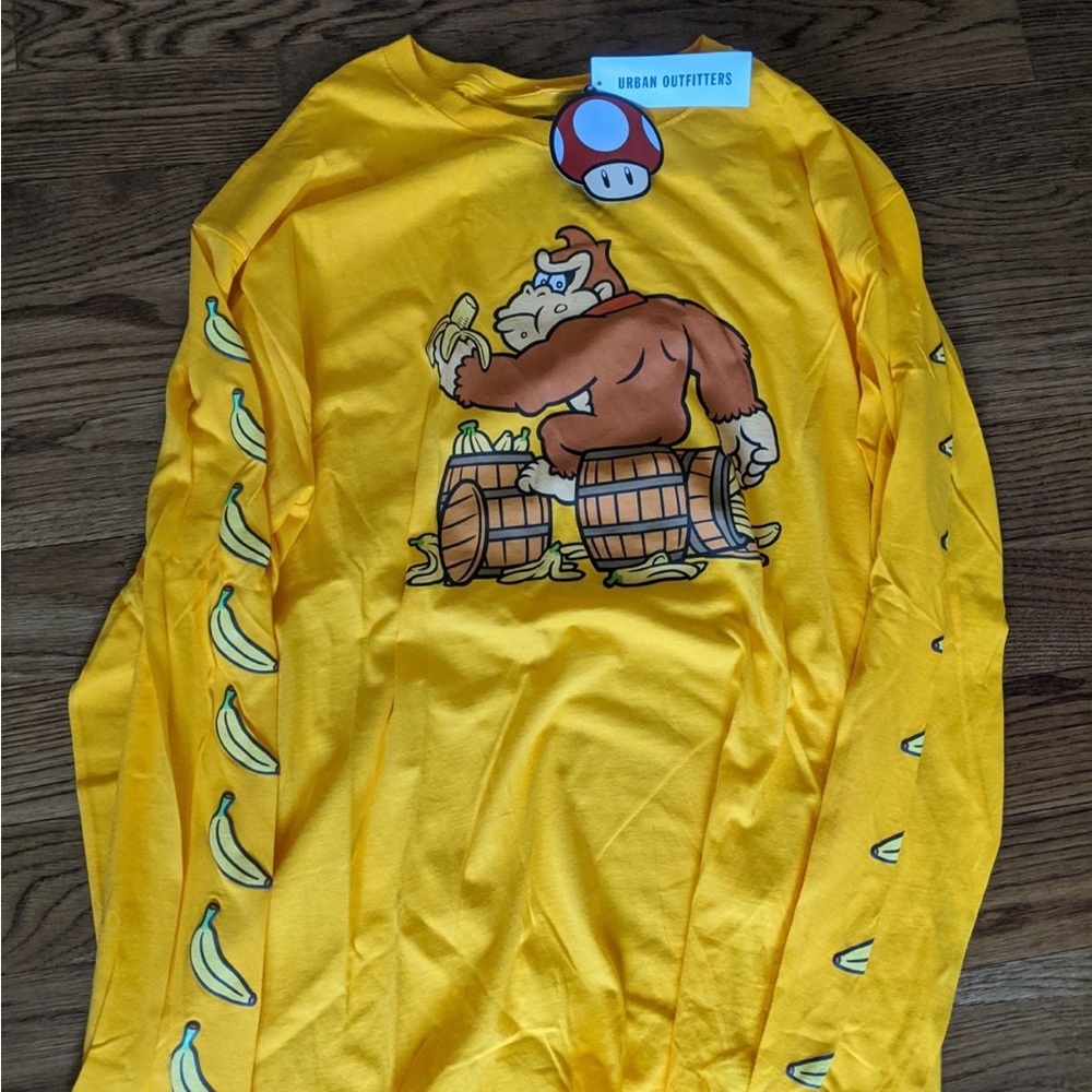 Donkey Kong Urban Outfitters Long Sleeve Shirt Ketrick